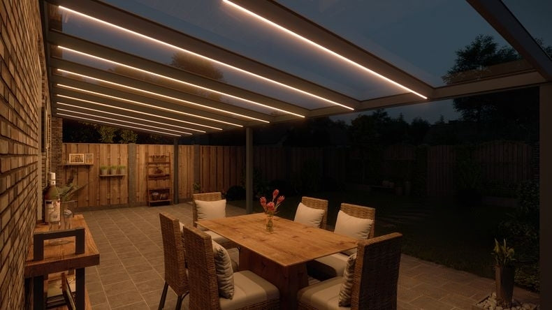 VerandaGlow Antracite (RAL 7016) - 10,06 x 3,5 metri