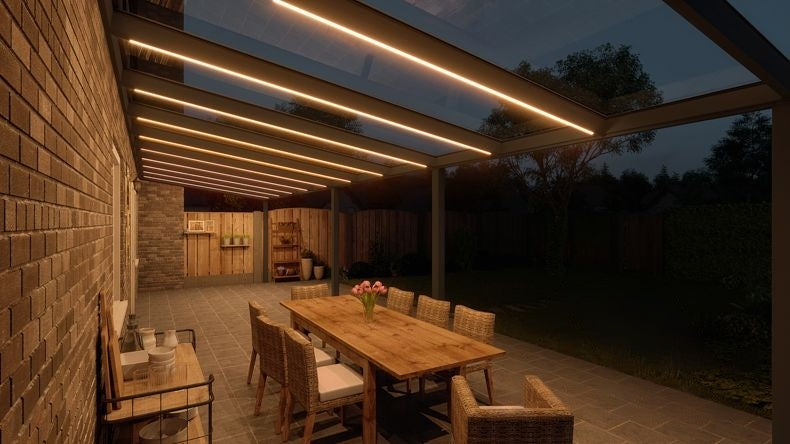 VerandaGlow Antracite (RAL 7016) - 11,06 x 3,0 metri