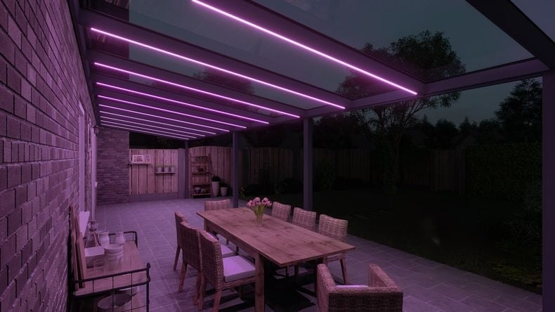 VerandaGlow Antracite (RAL 7016) - 11,06 x 3,0 metri