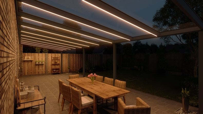 VerandaGlow Antracite (RAL 7016) - 11,06 x 3,5 metri