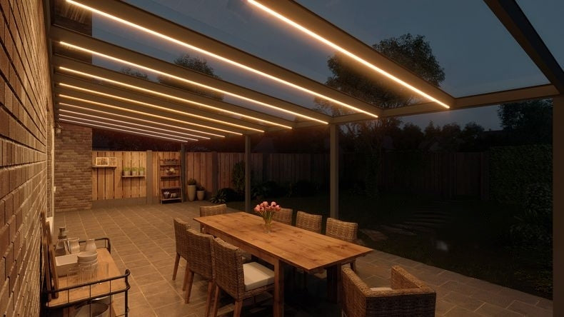VerandaGlow Antracite (RAL 7016) - 11,06 x 4,0 metri