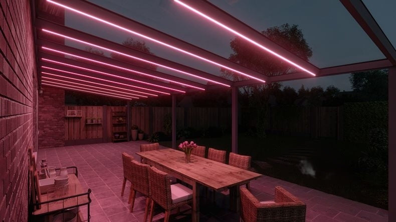 VerandaGlow Antracite (RAL 7016) - 11,06 x 4,0 metri
