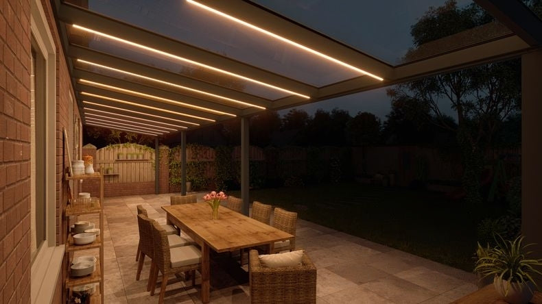 VerandaGlow Antracite (RAL 7016) - 12,06 x 2,5 metri