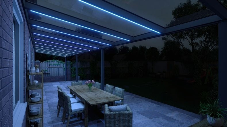 VerandaGlow Antracite (RAL 7016) - 12,06 x 2,5 metri