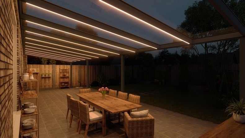 VerandaGlow Antracite (RAL 7016) - 12,06 x 3,5 metri