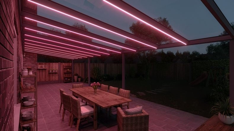 VerandaGlow Antracite (RAL 7016) - 12,06 x 4,0 metri