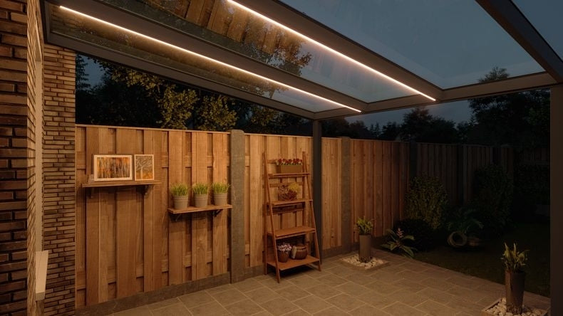 VerandaGlow Antracite (RAL 7016) - 3,06 x 3,5 metri