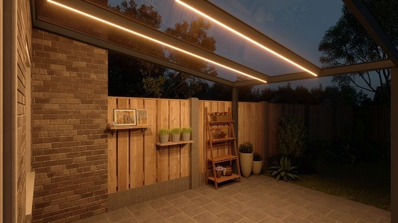 VerandaGlow Antracite (RAL 7016) - 3,06 x 4,0 metri