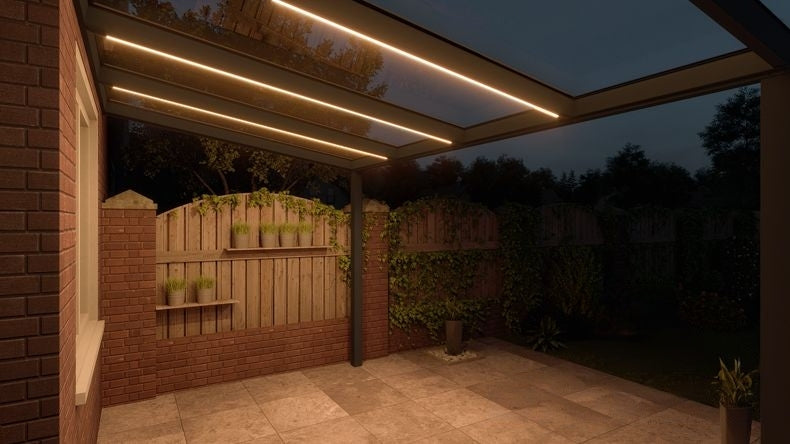 VerandaGlow Antracite (RAL 7016) - 4,06 x 2,5 metri