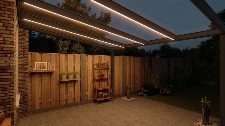 VerandaGlow Antracite (RAL 7016) - 4,06 x 3,5 metri