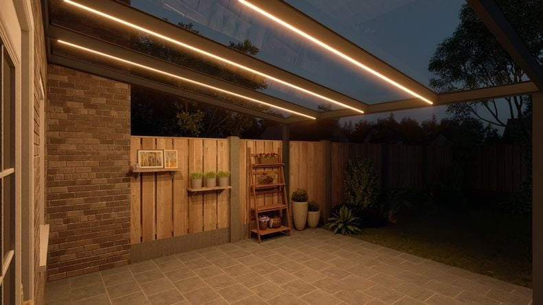 VerandaGlow Antracite (RAL 7016) - 4,06 x 4,0 metri