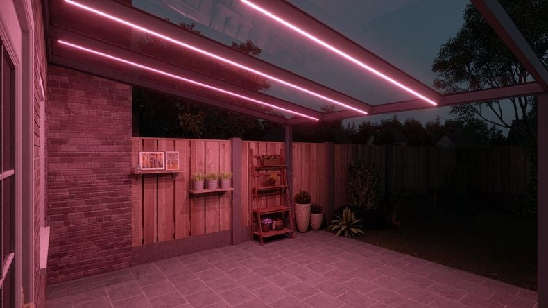 VerandaGlow Antracite (RAL 7016) - 4,06 x 4,0 metri