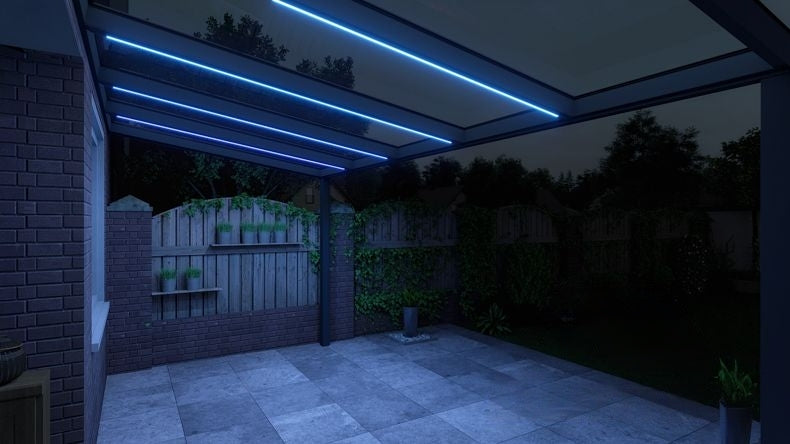 VerandaGlow Antracite (RAL 7016) - 5,06 x 2,5 metri