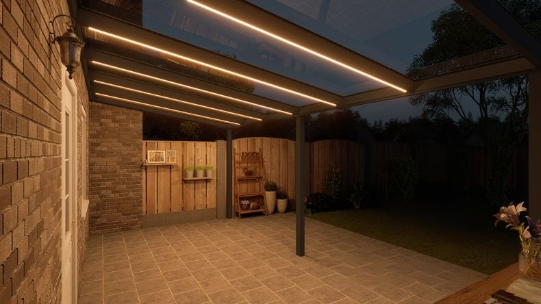 VerandaGlow Antracite (RAL 7016) - 6,06 x 3,0 metri