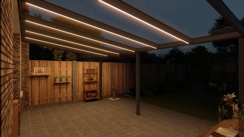 VerandaGlow Antracite (RAL 7016) - 6,06 x 3,5 metri