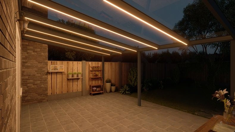 VerandaGlow Antracite (RAL 7016) - 6,06 x 4,0 metri
