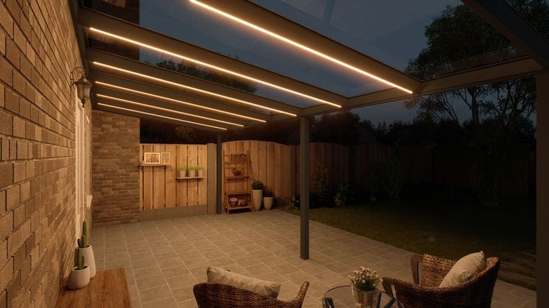 VerandaGlow Antracite (RAL 7016) - 7,06 x 3,0 metri