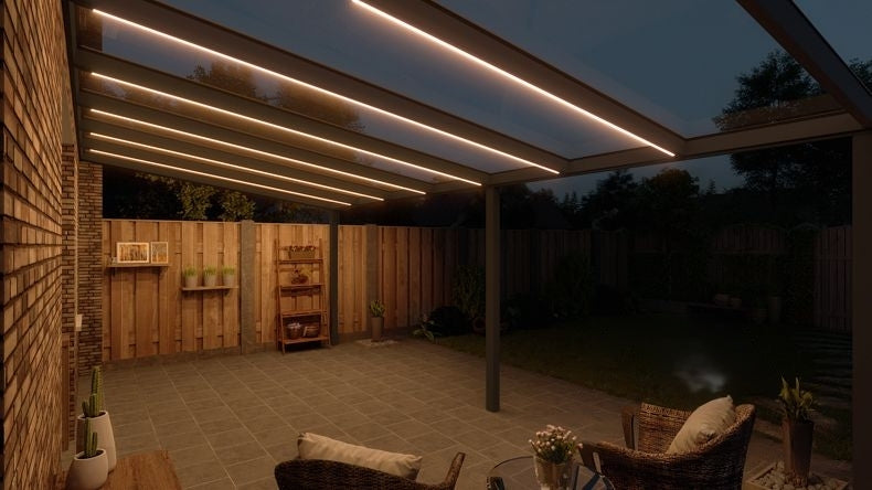 VerandaGlow Antracite (RAL 7016) - 7,06 x 3,5 metri