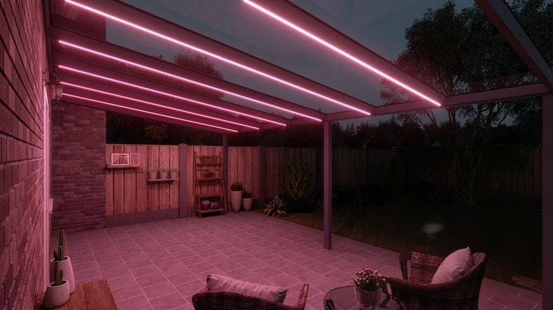 VerandaGlow Antracite (RAL 7016) - 7,06 x 4,0 metri