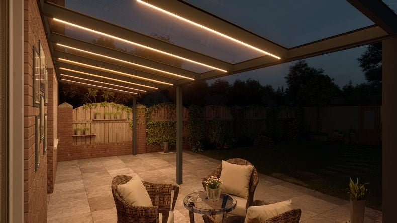VerandaGlow Antracite (RAL 7016) - 8,06 x 2,5 metri