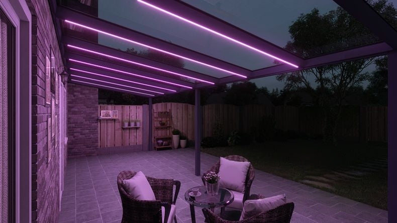 VerandaGlow Antracite (RAL 7016) - 8,06 x 3,0 metri