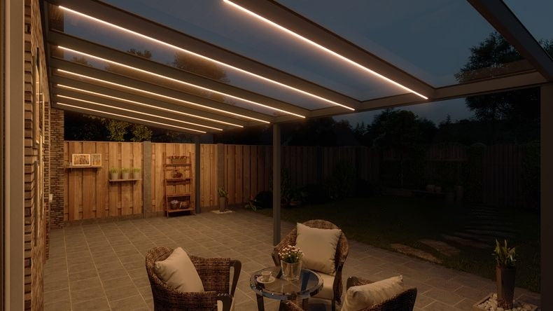 VerandaGlow Antracite (RAL 7016) - 8,06 x 3,5 metri