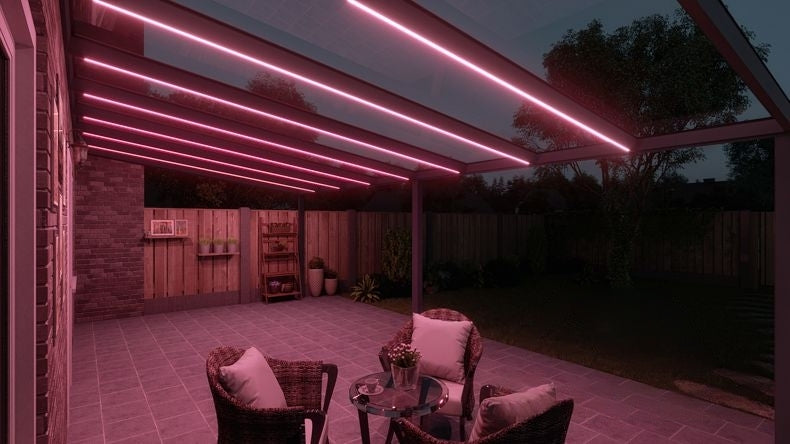 VerandaGlow Antracite (RAL 7016) - 8,06 x 4,0 metri