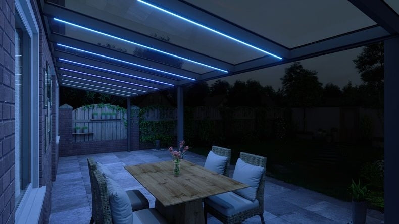 VerandaGlow Antracite (RAL 7016) - 9,06 x 2,5 metri