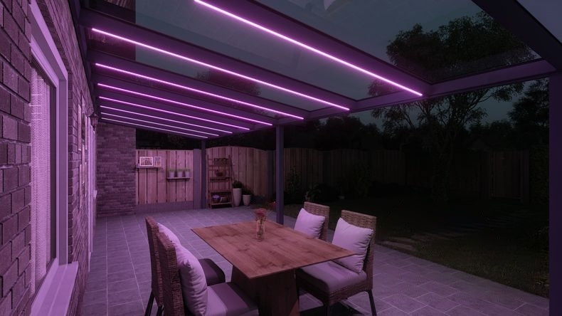 VerandaGlow Antracite (RAL 7016) - 9,06 x 3,0 metri
