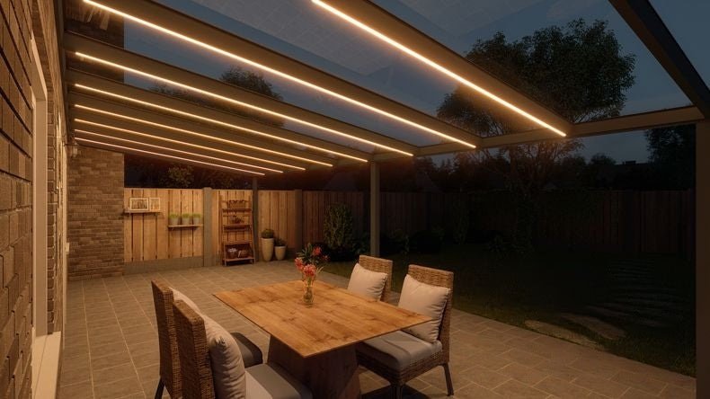 VerandaGlow Antracite (RAL 7016) - 9,06 x 4,0 metri