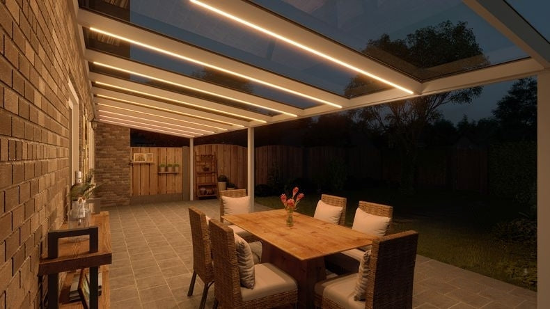 VerandaGlow Bianco (RAL 9016) - 10,06 x 3,0 metri