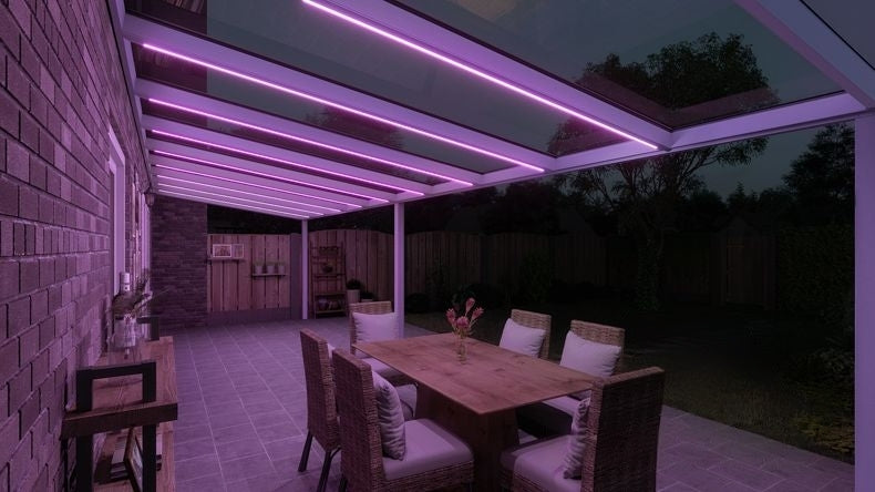 VerandaGlow Bianco (RAL 9016) - 10,06 x 3,0 metri