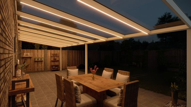 VerandaGlow Bianco (RAL 9016) - 10,06 x 3,5 metri