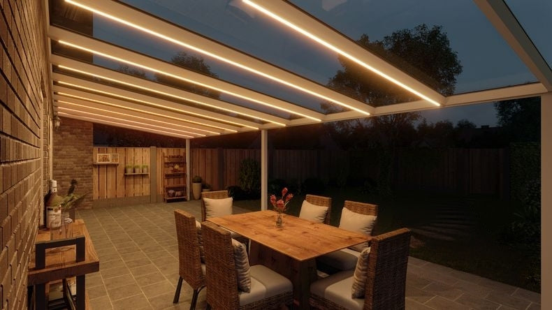 VerandaGlow Bianco (RAL 9016) - 10,06 x 4,0 metri