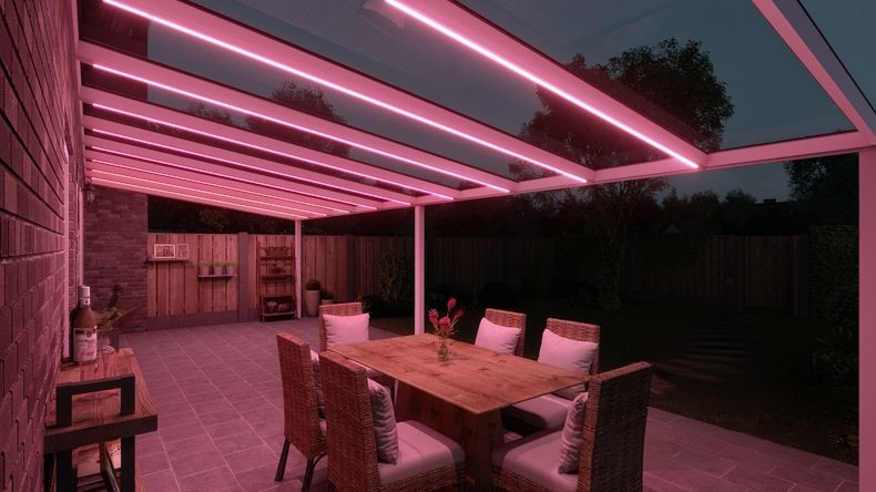 VerandaGlow Bianco (RAL 9016) - 10,06 x 4,0 metri