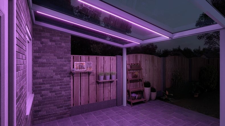 VerandaGlow Bianco (RAL 9016) - 3,06 x 3,0 metri