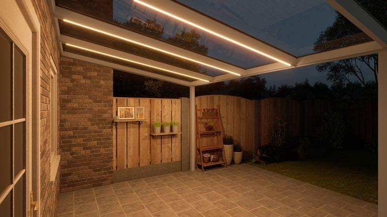 VerandaGlow Bianco (RAL 9016) - 4,06 x 3,0 metri