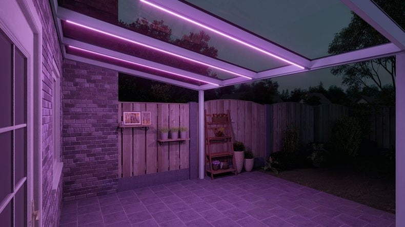 VerandaGlow Bianco (RAL 9016) - 4,06 x 3,0 metri