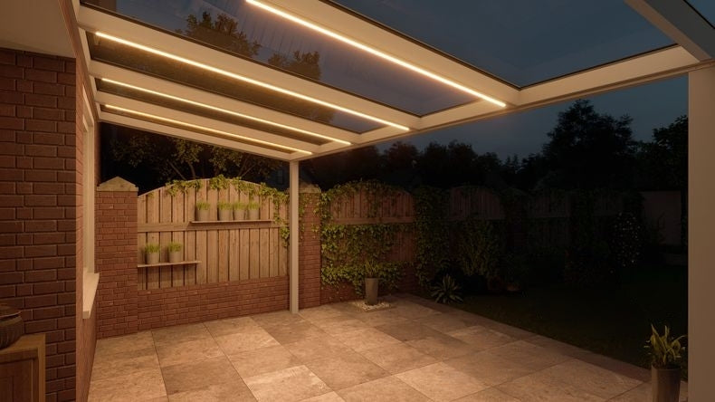 VerandaGlow Bianco (RAL 9016) - 5,06 x 2,5 metri
