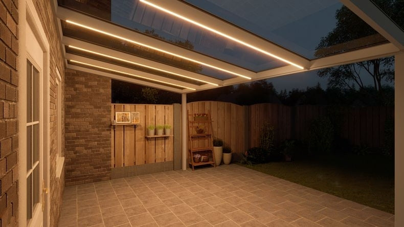 VerandaGlow Bianco (RAL 9016) - 5,06 x 3,0 metri