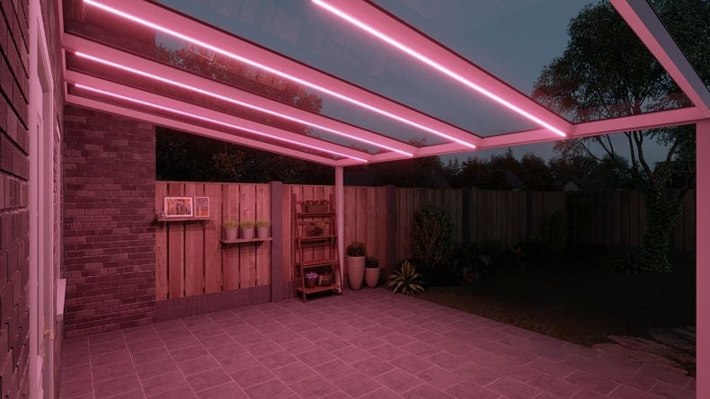 VerandaGlow Bianco (RAL 9016) - 5,06 x 4,0 metri