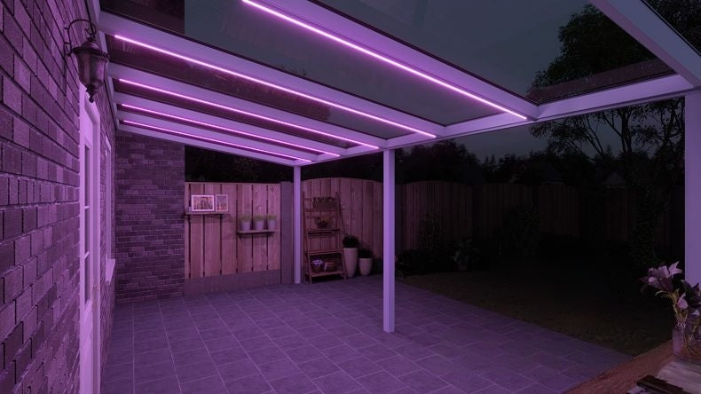 VerandaGlow Bianco (RAL 9016) - 6,06 x 3,0 metri