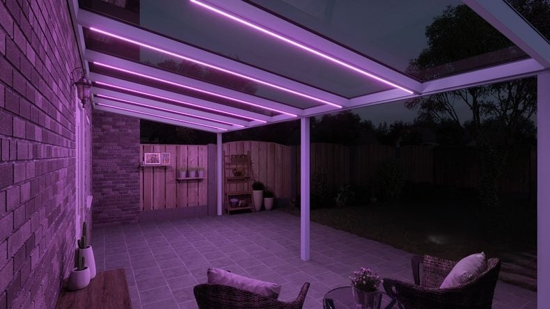 VerandaGlow Bianco (RAL 9016) - 7,06 x 3,0 metri