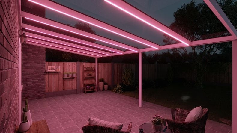 VerandaGlow Bianco (RAL 9016) - 7,06 x 4,0 metri