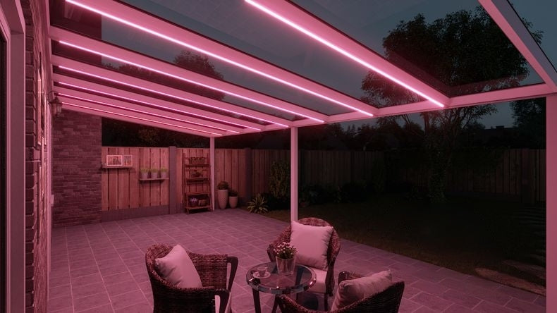 VerandaGlow Bianco (RAL 9016) - 8,06 x 4,0 metri