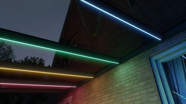 VerandaGlow Nero (RAL 9005) - 5,06 x 2,5 metri