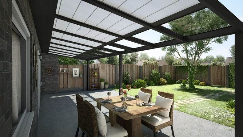 Sun Shading Automatica Nero - 9,06 x 2,5 metri