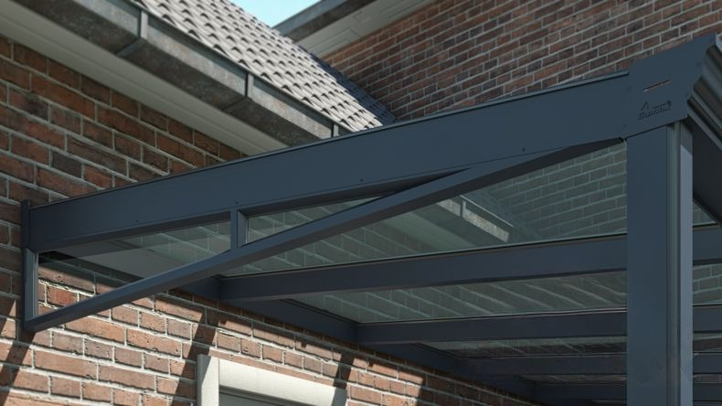 Timpano 8° Antracite 7016 - 2,5 metri