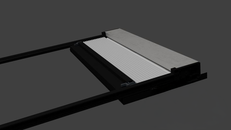 Sun Shading Automatica Nero - 8,06 x 3,5 metri