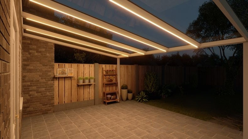 VerandaGlow Bianco (RAL 9016) - 5,06 x 4,0 metri